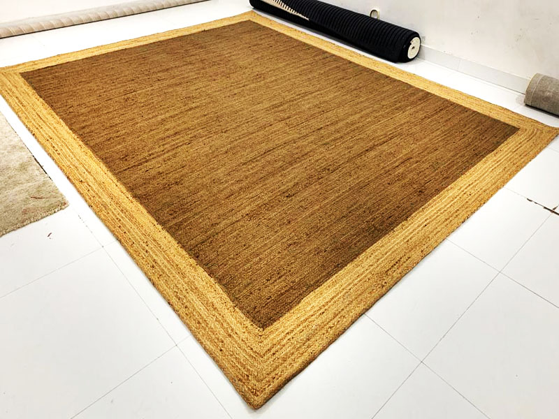Brown jute rugs
