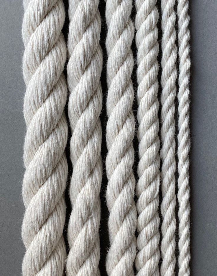 Macrame cord ropes