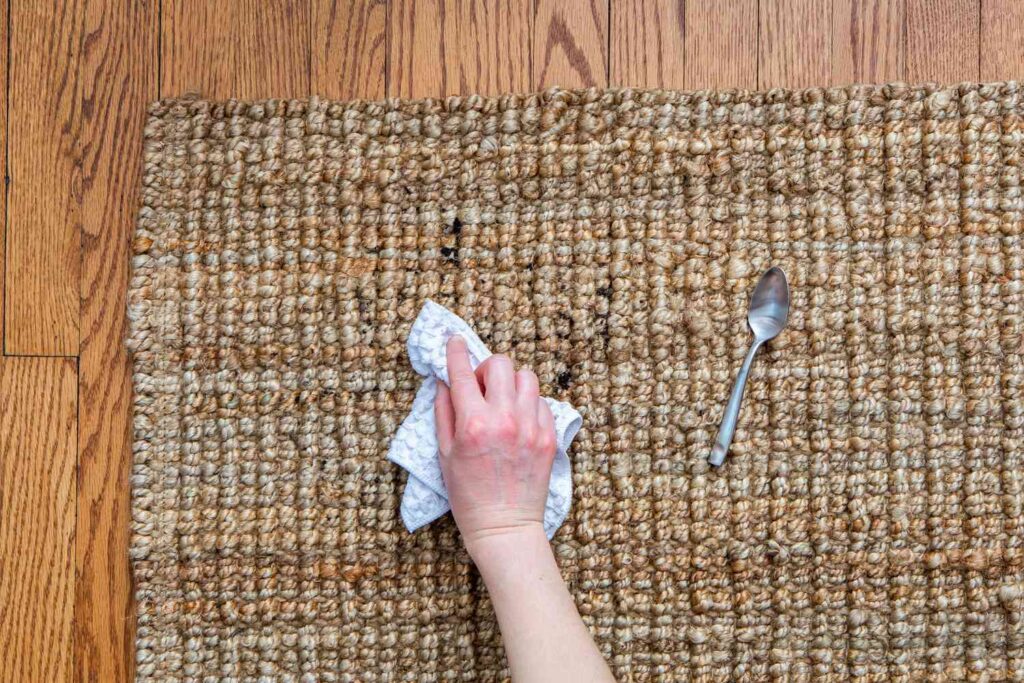 How to Clean Jute rug
