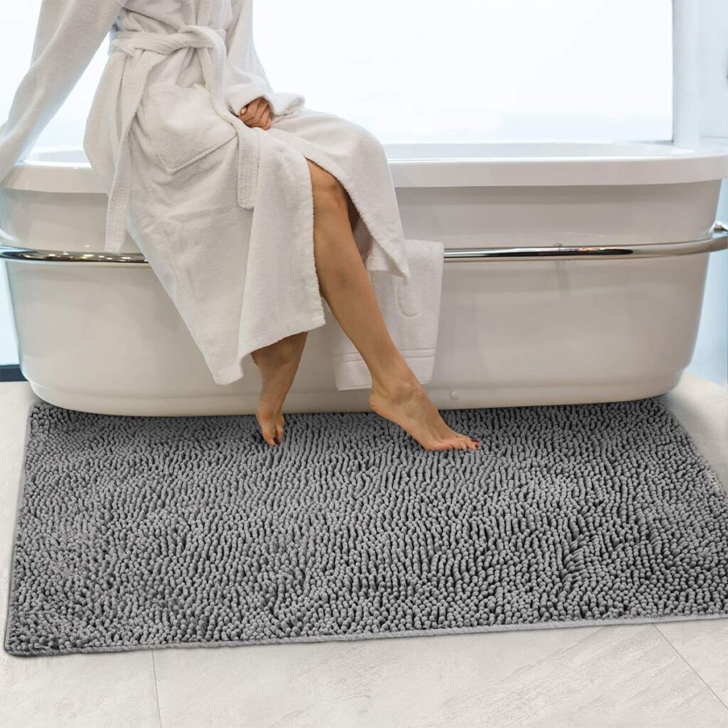 getting mold out of bath mat