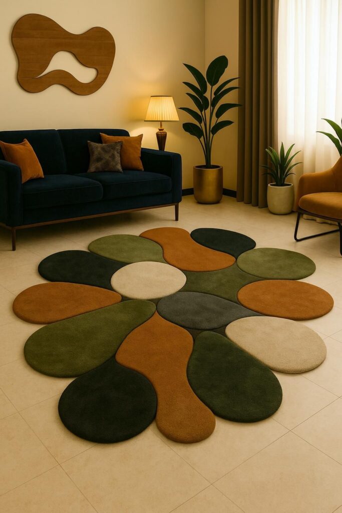 deep-tonned carpet